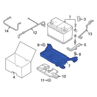 Volkswagen OE - Battery Tray
