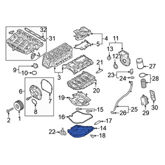Volkswagen OE - Lower Engine Oil Pan