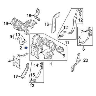 Volkswagen OE - Turbocharger Nut