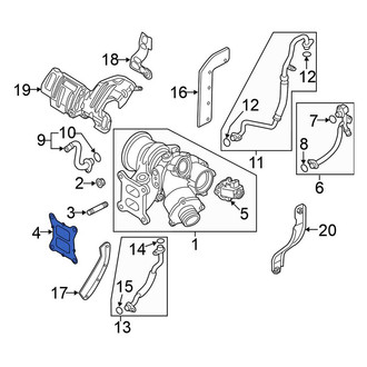 Volkswagen OE - Turbocharger Gasket