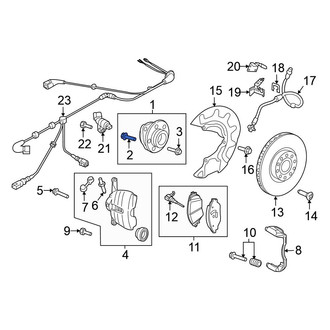 Volkswagen OE - Axle Hub Mounting Bolt