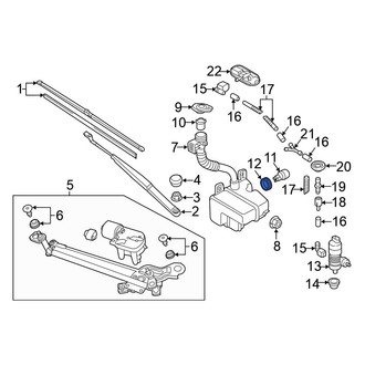 Volkswagen OE - Washer Fluid Level Sensor Seal