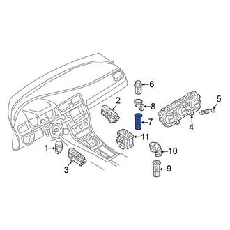 Volkswagen OE - Front 12 Volt Accessory Power Outlet
