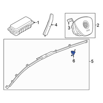 Volkswagen OE - Curtain Air Bag Clip
