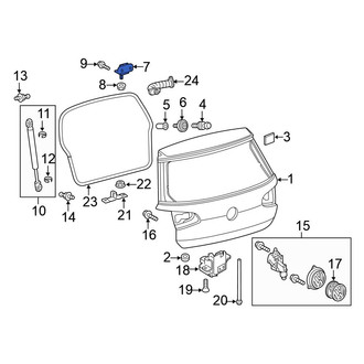 Volkswagen OE - Rear Liftgate Hinge