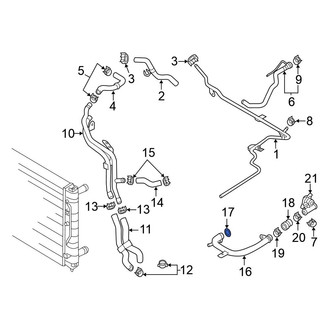 Volkswagen OE - Engine Coolant Pipe O-Ring