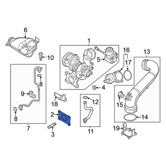 Volkswagen OE - Turbocharger Gasket