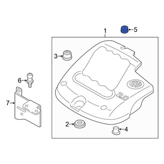 Volkswagen OE - Engine Cover Grommet