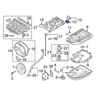 Volkswagen OE - Engine Oil Filler Cap Gasket