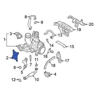 Volkswagen OE - Rear Turbocharger Gasket