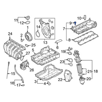 Volkswagen OE - Engine Valve Cover Bolt