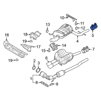 Volkswagen OE - Exhaust Clamp