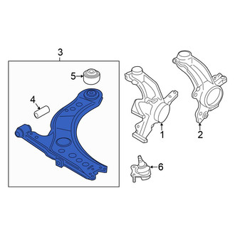 Volkswagen OE - Rear Upper Suspension Control Arm