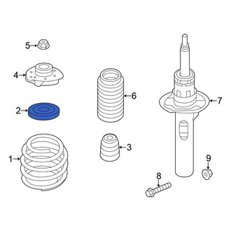 Volkswagen OE - Front Suspension Strut Bearing