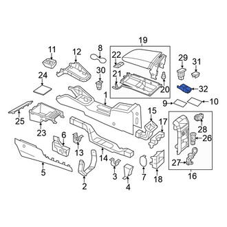 Volkswagen OE - Audio Auxiliary Jack