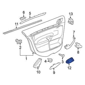 Volkswagen OE - Front Door Interior Reflector