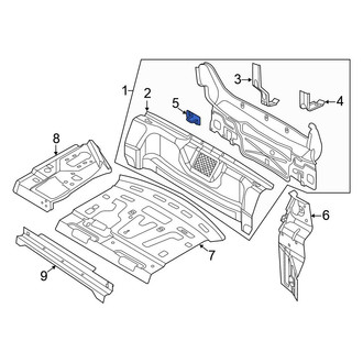 Volkswagen OE - Rear Tie Down Hook