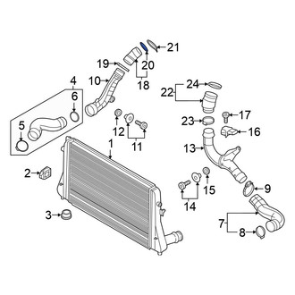 Volkswagen OE - Intercooler Tube Seal