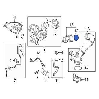 Volkswagen OE - Turbocharger O-Ring