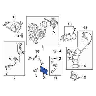 Volkswagen OE - Turbocharger Gasket