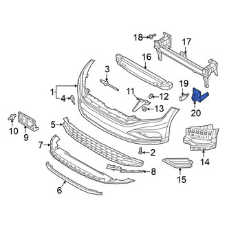 Volkswagen OE - Ambient Air Temperature Sensor Bracket