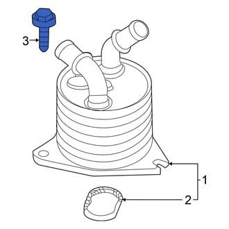 Volkswagen OE - Automatic Transmission Oil Cooler Bolt