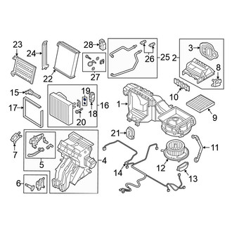 Volkswagen OE - A/C Expansion Valve Seal Kit