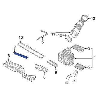 Volkswagen OE - Engine Air Intake Hose Debris Screen
