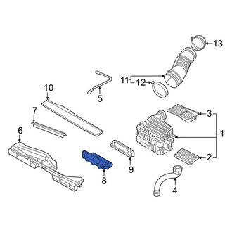 Volkswagen OE - Engine Air Intake Hose Adapter