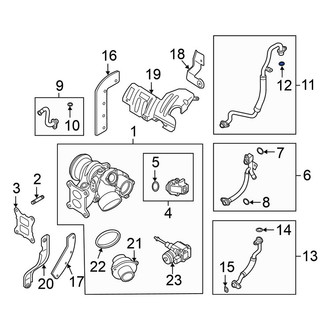 Volkswagen OE - Lower Turbocharger Oil Line O-Ring