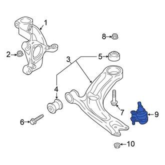 Volkswagen OE - Front Right Suspension Ball Joint