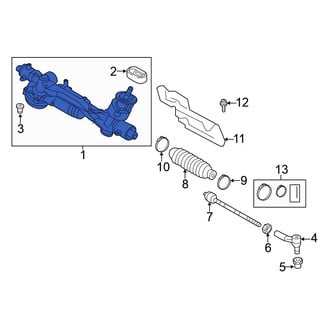 Volkswagen OE - Front Rack and Pinion Assembly