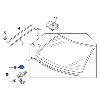 Volkswagen OE - Front Windshield Adhesive Kit