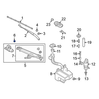 Volkswagen OE - Wiper Motor Connector
