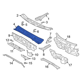 Volkswagen OE - Front Cowl Panel