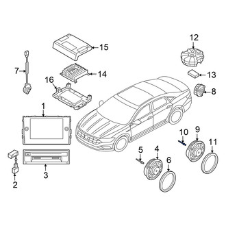 Volkswagen OE - Speaker Rivet