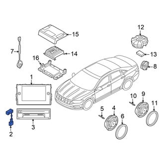 Volkswagen OE - Navigation Microphone