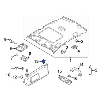 Volkswagen OE - Sun Visor Holder