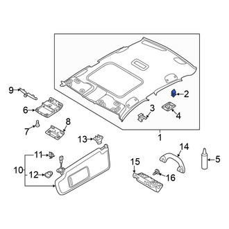 Volkswagen OE - Upper Body B-Pillar Trim Panel Clip