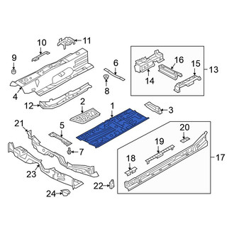Volkswagen OE - Front Right Floor Pan