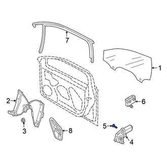 Volkswagen OE - Front Window Regulator Motor Bolt