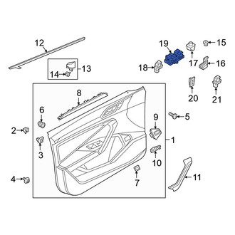 Volkswagen OE - Front Left Door Window Lock-Out Switch