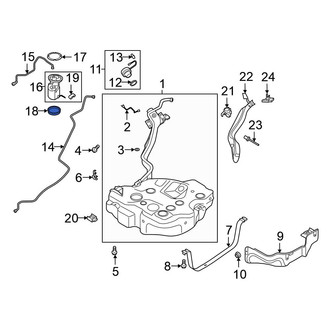 Volkswagen OE - Fuel Pump Tank Seal