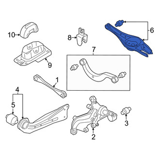 Volkswagen OE - Rear Upper Suspension Control Arm