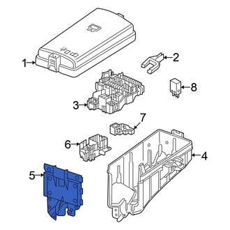 Volkswagen OE - Fuse and Relay Center Cover