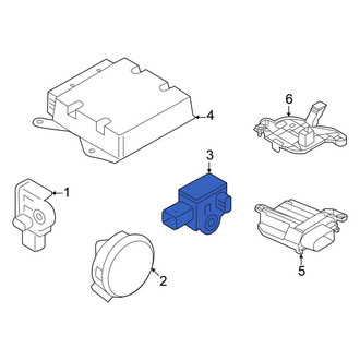 Volkswagen OE - Rear Air Bag Impact Sensor