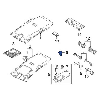 Volkswagen OE - Sun Visor Holder