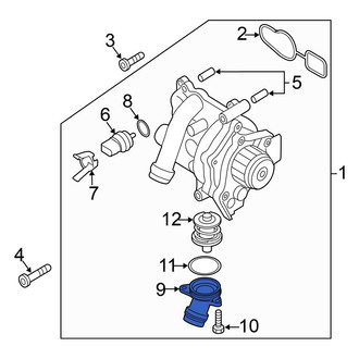 Volkswagen OE - Engine Coolant Thermostat Housing