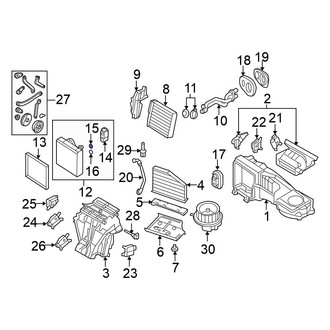 Volkswagen OE - Upper A/C Line O-Ring