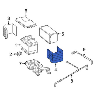 Volkswagen OE - Left Battery Cover